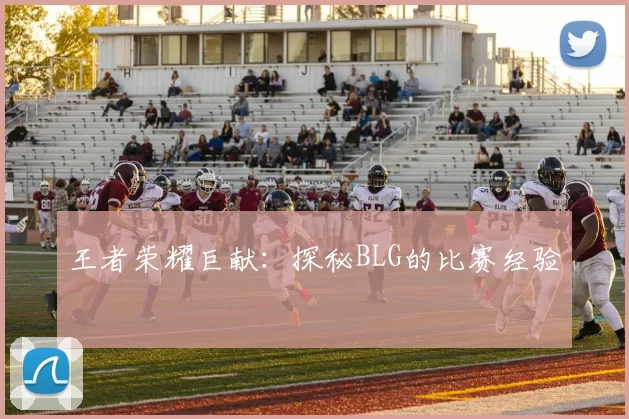 王者荣耀巨献：探秘BLG的比赛经验