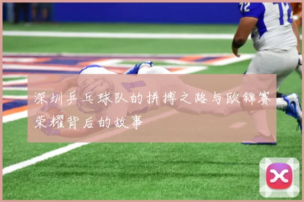深圳乒乓球队的拼搏之路与欧锦赛荣耀背后的故事